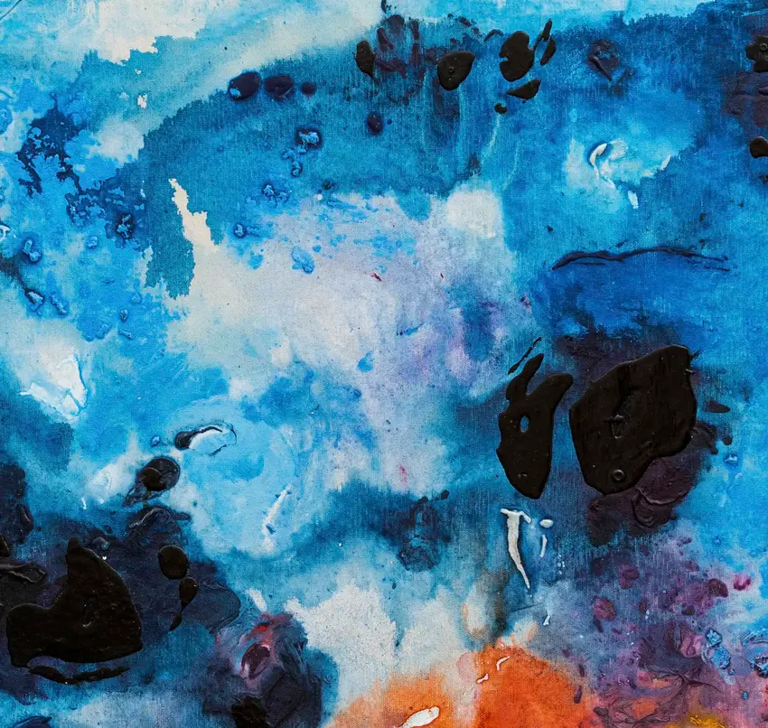 close up of a artwork